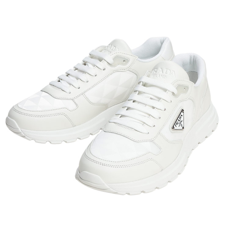 PRADA（プラダ） メンズ スニーカー トライアングルロゴ PR2EE4443LNW