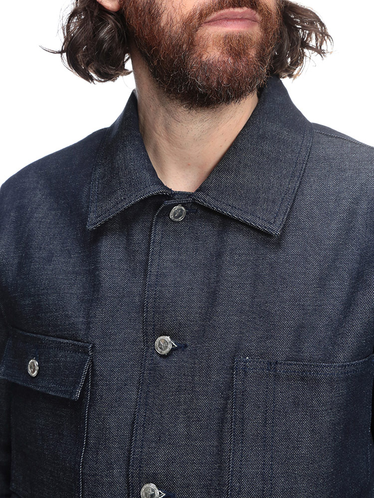 A.P.C.（アーペーセー） メンズ ジャケット ロゴ フルボタン オーバー