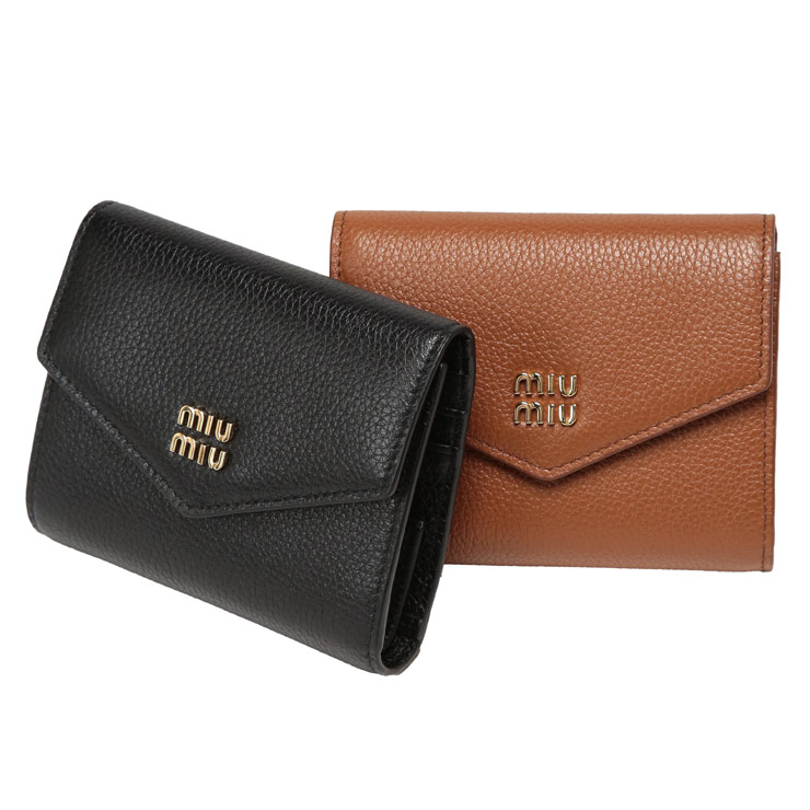 miu miu（ミュウミュウ） レディース 財布 三つ折り ヴィッテロダイノ