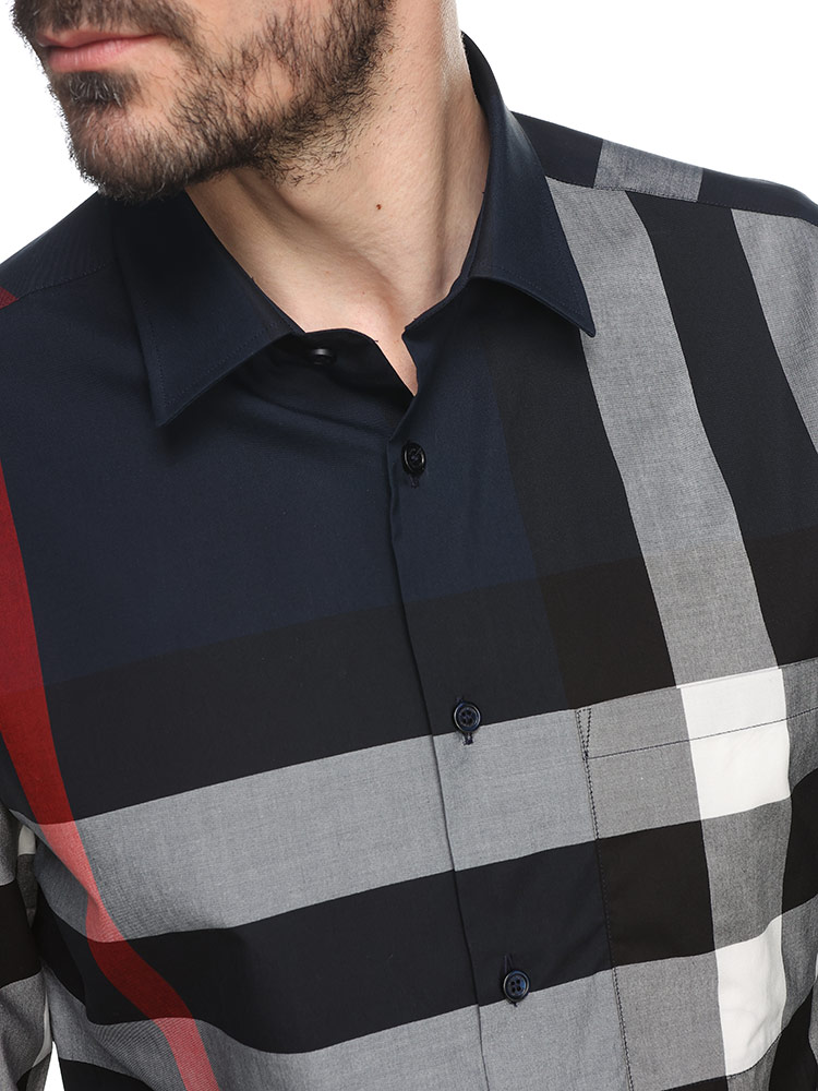 BURBERRY (バーバリー) オーガニックコットン 総柄チェック