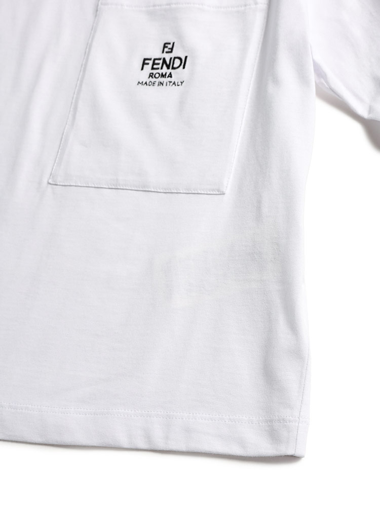 ポケットにロゴ入り！〈FENDI〉ジャージーTシャツ FY0936AQJAF0QA1_01
