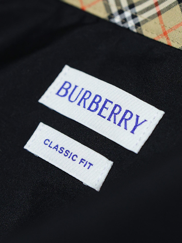 BURBERRY（バーバリー） メンズ シャツ 長袖 ロゴ刺繍 チェック