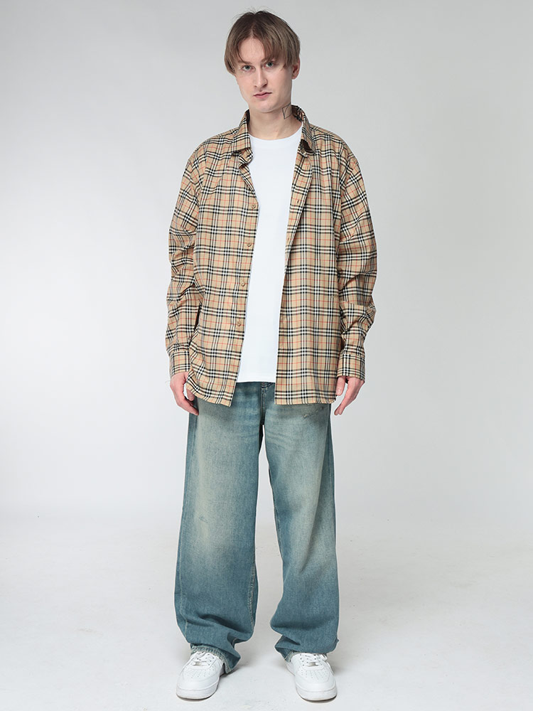 BURBERRY（バーバリー） メンズ シャツ 長袖 リラックスフィット