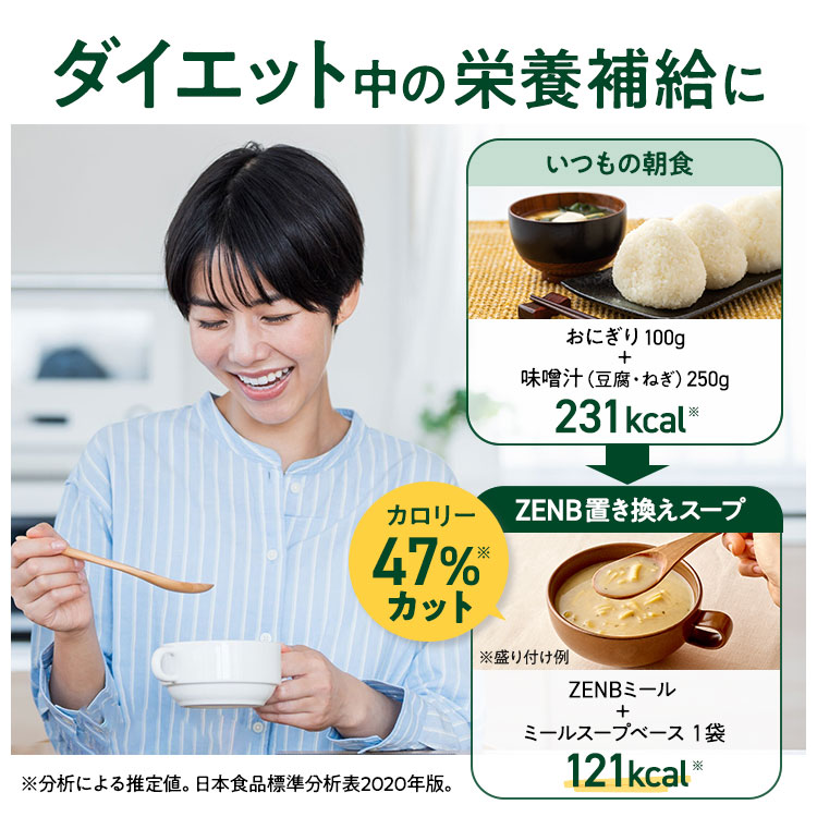 ZENB（ゼンブ） 糖質オフの豆スープセット ( ゼンブ ミール 6食 ＋