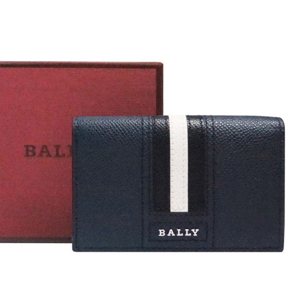 新品美品】今だけ40%オフ Bally カードケース ネイビー 送料無料 - 小物