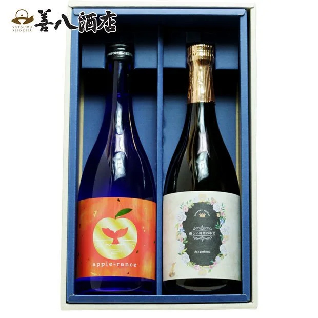 現代の名工 受賞杜氏 2銘柄 飲み比べ ギフト セット 大海酒造 大牟禮杜氏 アップルランス 27度 国分酒造 安田杜氏 優しい時間の中で 25度 各720ml 化粧箱付 芋焼酎 父の日 ギフト
