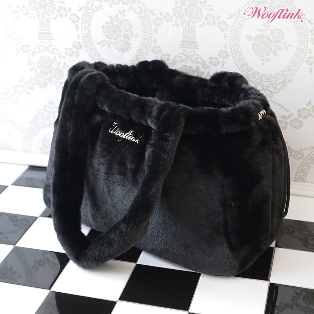 ドッグキャリー 小型犬 Wooflink LUXE BAG  FUR 海外直輸入｜zenpets｜02