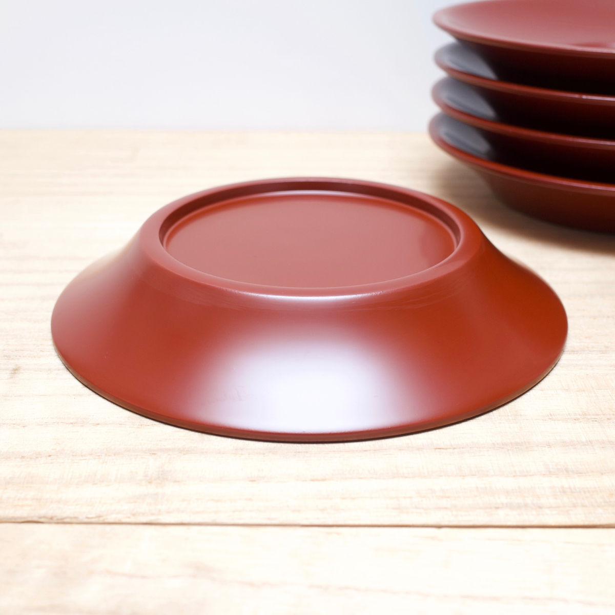 茶托 漆塗り 木製 日本製 ソーサー 黒 赤 お祝い 川連 漆器 大きめ