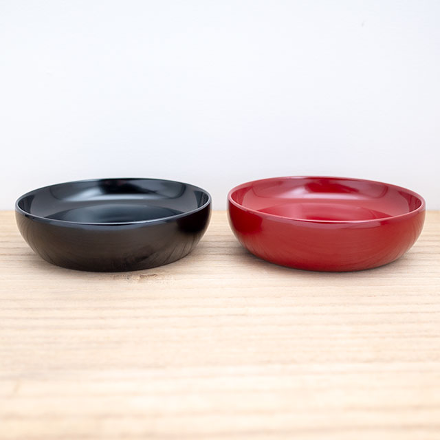 皿 おしゃれ セット 和食器 黒 木 軽い 木製 日本製 赤 梅 和風 川連