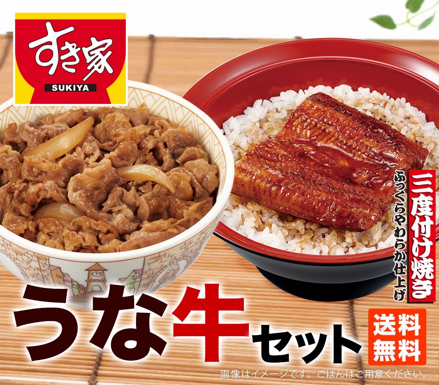 すき家うな牛セット