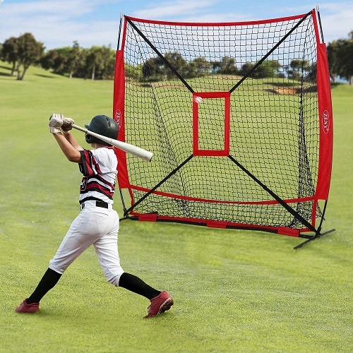 「僅少」野球練習ネット 口字型 枠展開サイズ153x153cm ボール 