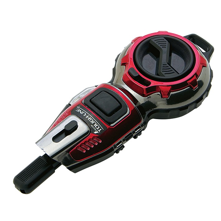 シンワ ハンディ墨つぼ Jr.Plus タフライン メタルレッド 自動巻取8m
