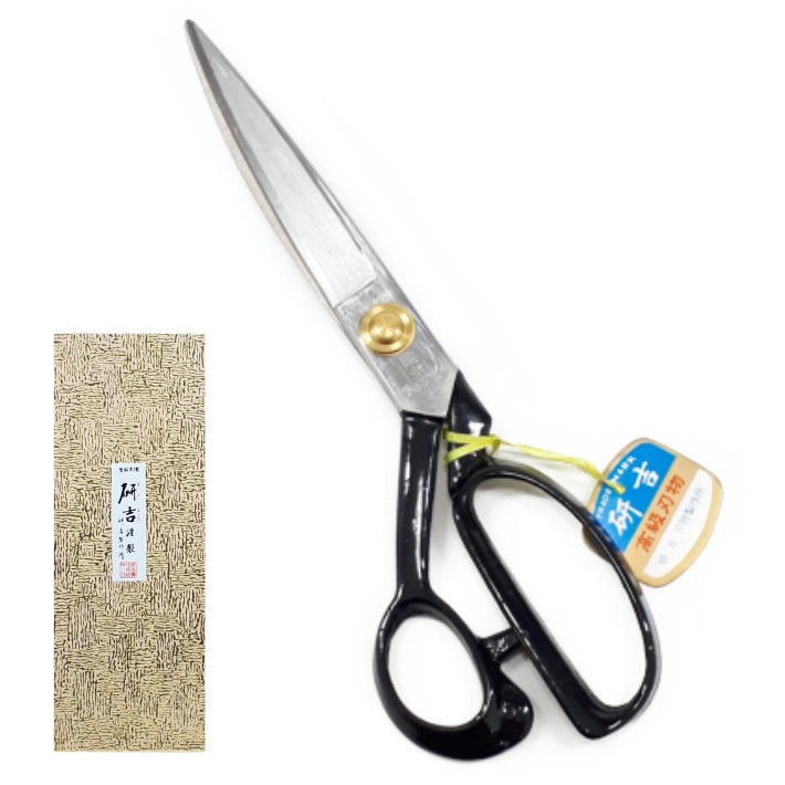 研吉 洋裁鋏 総左 240mm【左利き用 ラシャ切鋏 裁ちばさみ はさみ