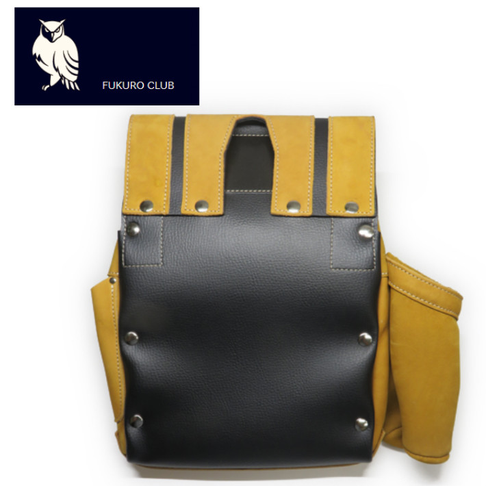 ふくろ倶楽部 朱雀 ヌバック四型 SZN-834【腰袋 釘袋 革】 : 道具屋 善
