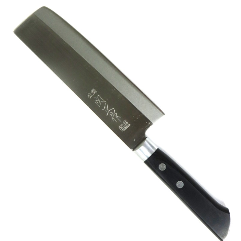 正弘 関正作 菜切包丁 160mm ステンレス割込 口金付 AH-45菜切型