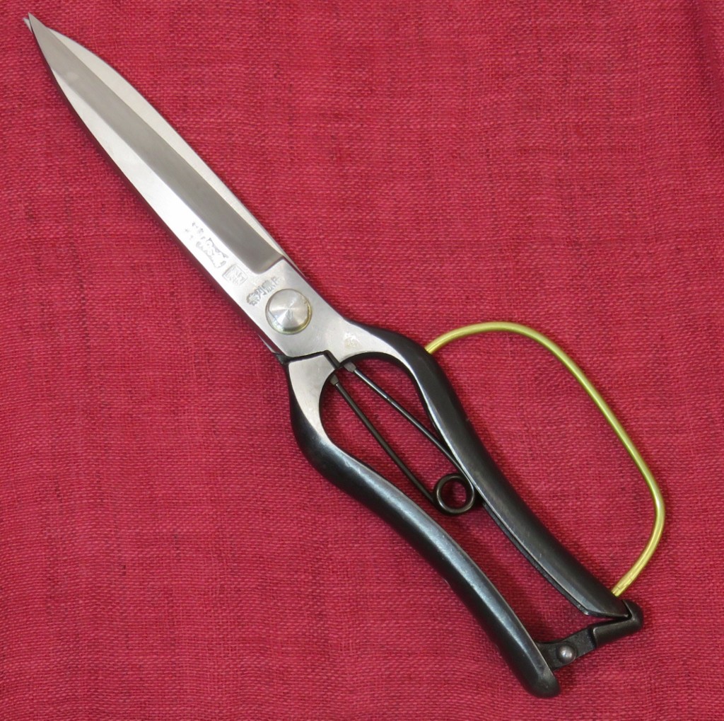 おの義 高級 片手刈込鋏 270mm ガード付 金止 K-270-G2【刈込鋏