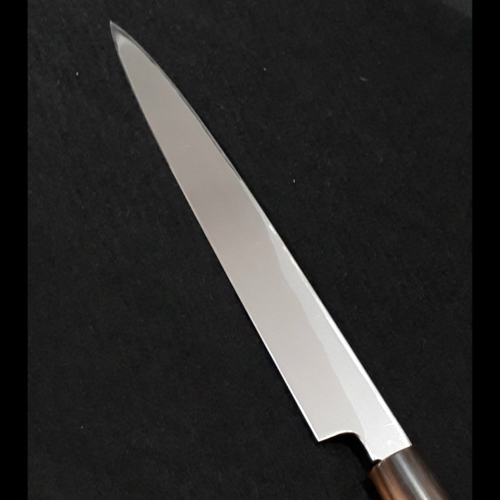 堺清高 柳刃包丁 210mm 水牛柄付 上カスミ砥ぎ【笠原刃物 刺身