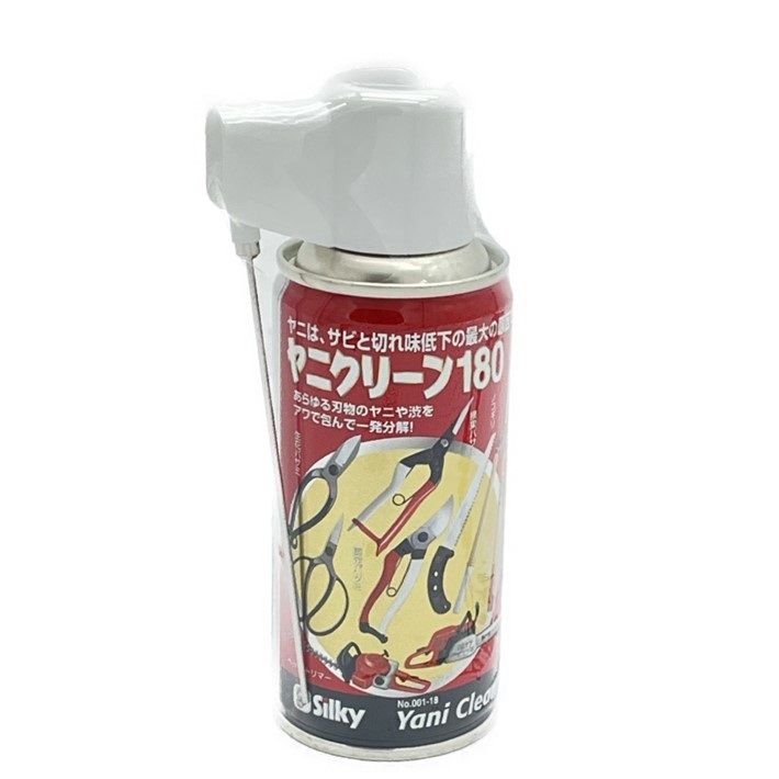 シルキー ヤニクリーン180 001-18【ユーエム工業 ヤニ落とし 刃物 クリーナー 木工機 やにとり 油汚れ 樹液 ヤニ シブ 洗浄】