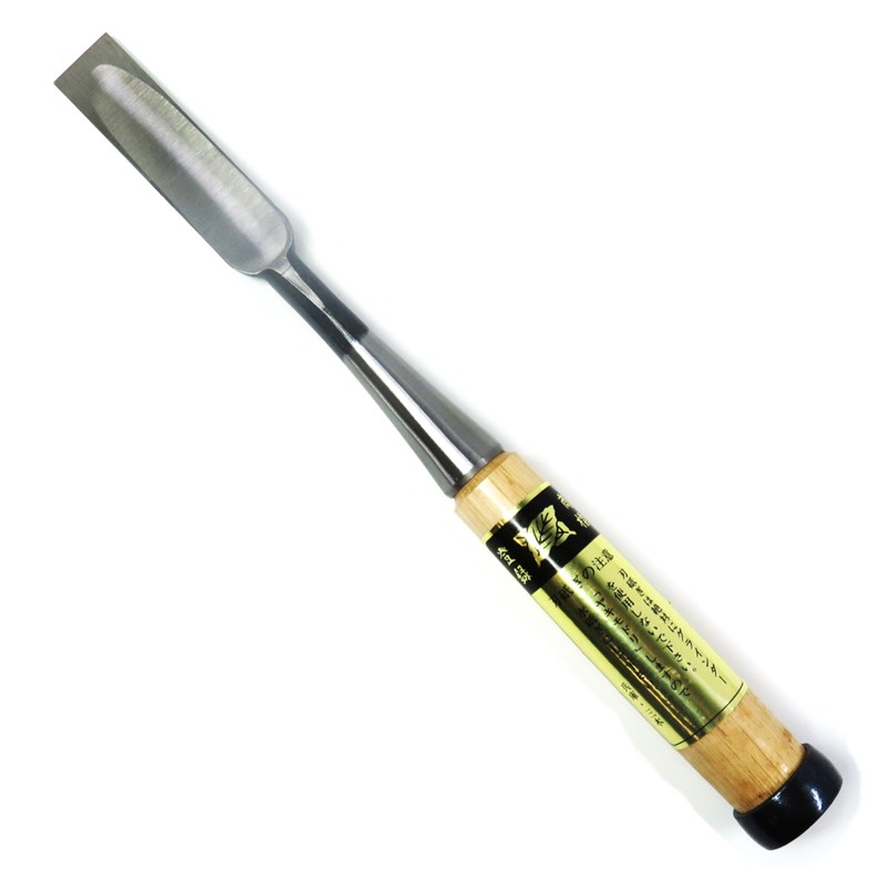 大内鑿 追入鑿 白樫芯持柄付 6分(18mm)【アウトレット／在庫処分／追入 