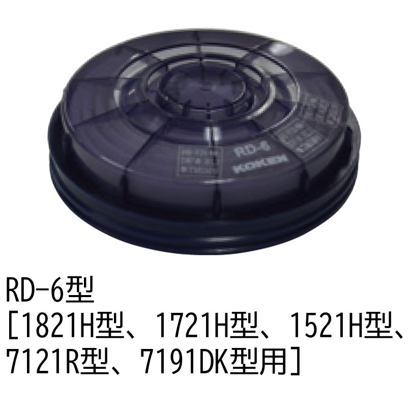 KOKEN サカヰ式 交換フィルタ(ねじ込式) RD-6型 [1821H型、1721H型