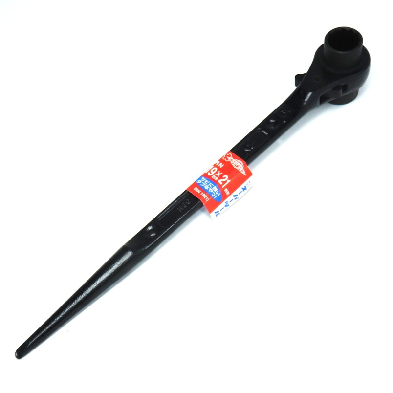 スーパーツール 両口ラチェットレンチ 19mm×21mm RN-1921【シノ付/ラチェット/ガチャ/アウトレット/在庫処分/デッドストック ...