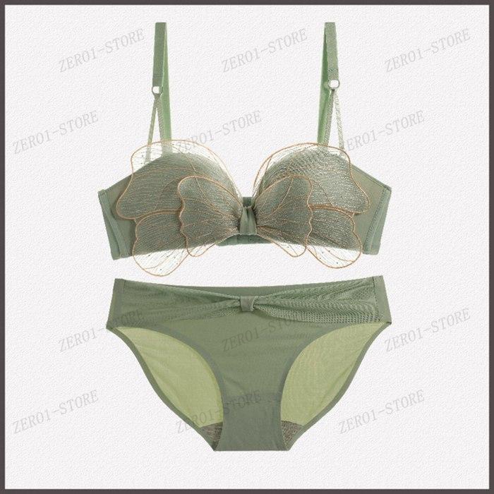 ブラ レディース ブラショーツセット 蝶々 下着 上下セット ブラジャー