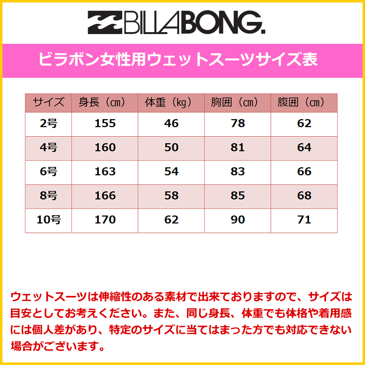 ビラボン フルスーツ ウェットスーツ レディース 3 2mm インナーバリア フルスーツ ウエットスーツ レディース サーフィンウェットスーツ Wetsuits Billabong Wetsuits Bl W Jwfuqbb3 ウェットスーツ本舗