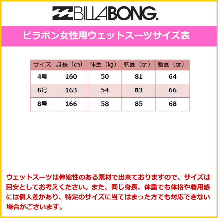 BILLABONG 【在庫処分SALE】【50%OFF】ビラボン ウェットスーツ