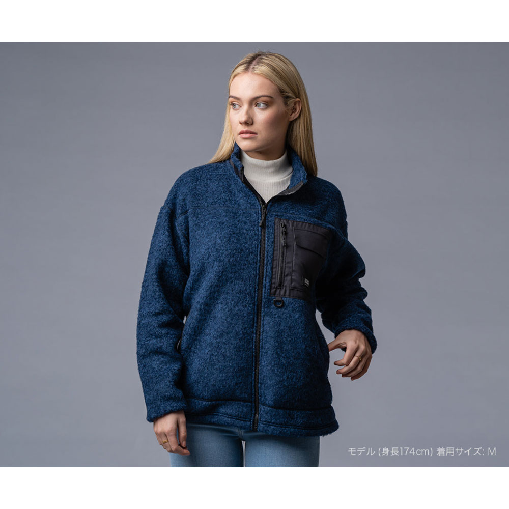 古着 alafoss icewool ニットジャケット ニットコート 70s