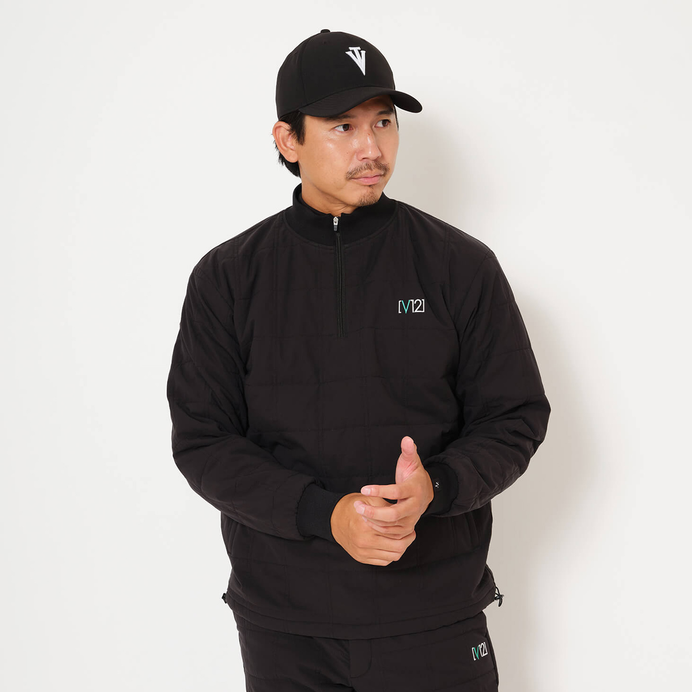V12コラボ　キルティングジャケット