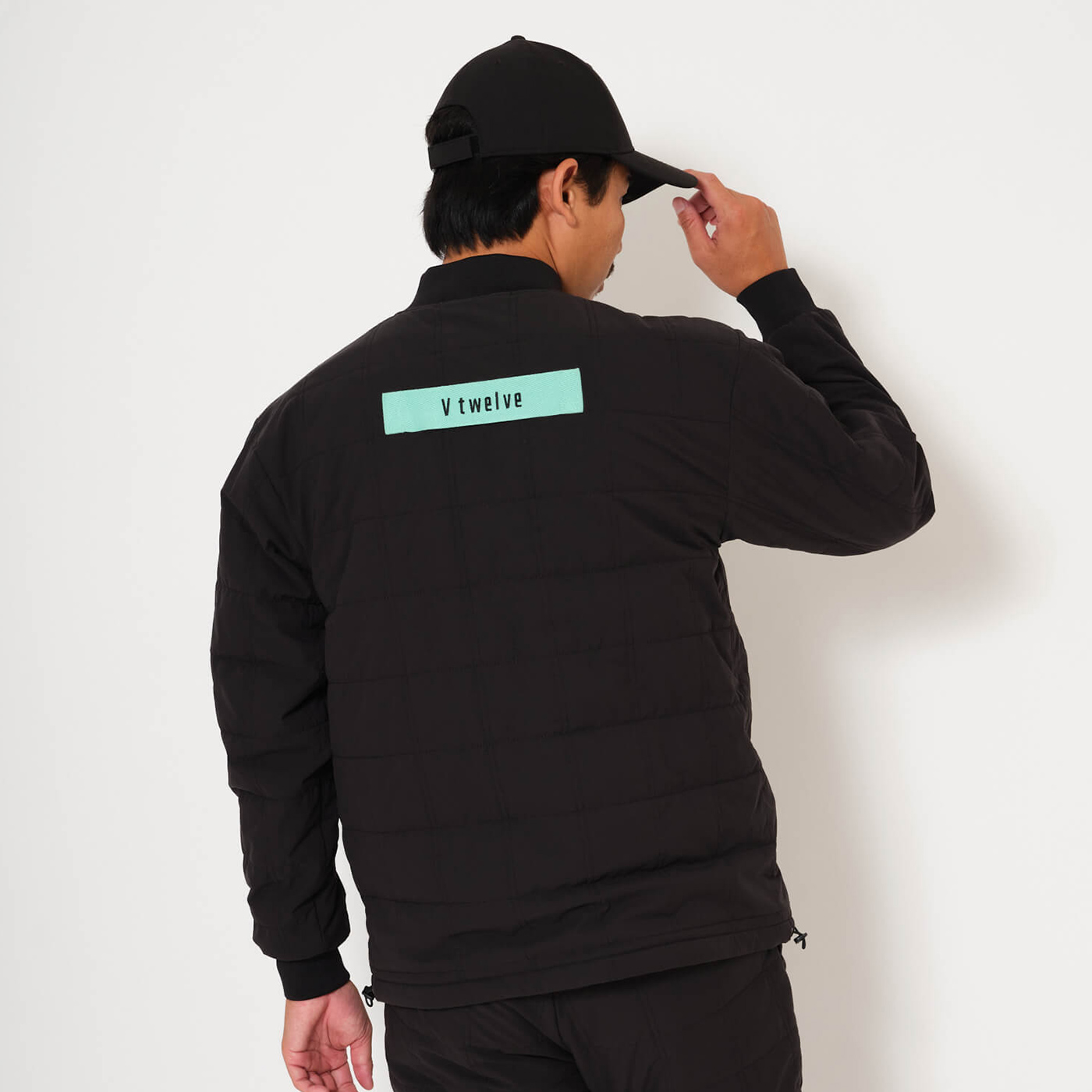 V12コラボ　キルティングジャケット