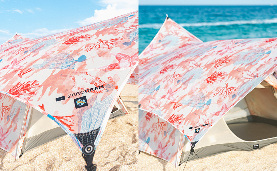 Coral Hexa Tarp :ZU2TAX2104:ZEROGRAM公式ストア - 通販 - Yahoo!ショッピング