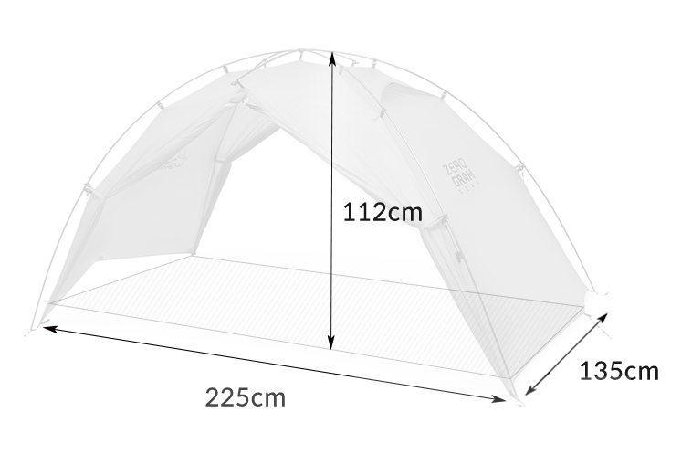 ZEROGRAMゼログラムTENTテント