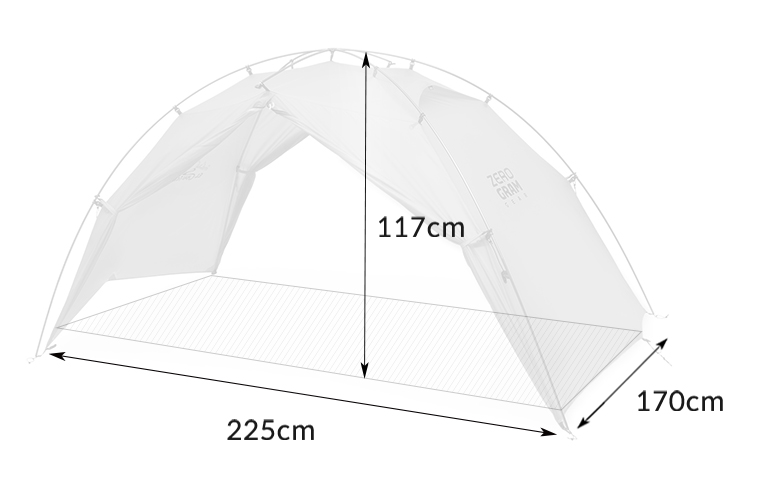 ZEROGRAMゼログラムTENTテント