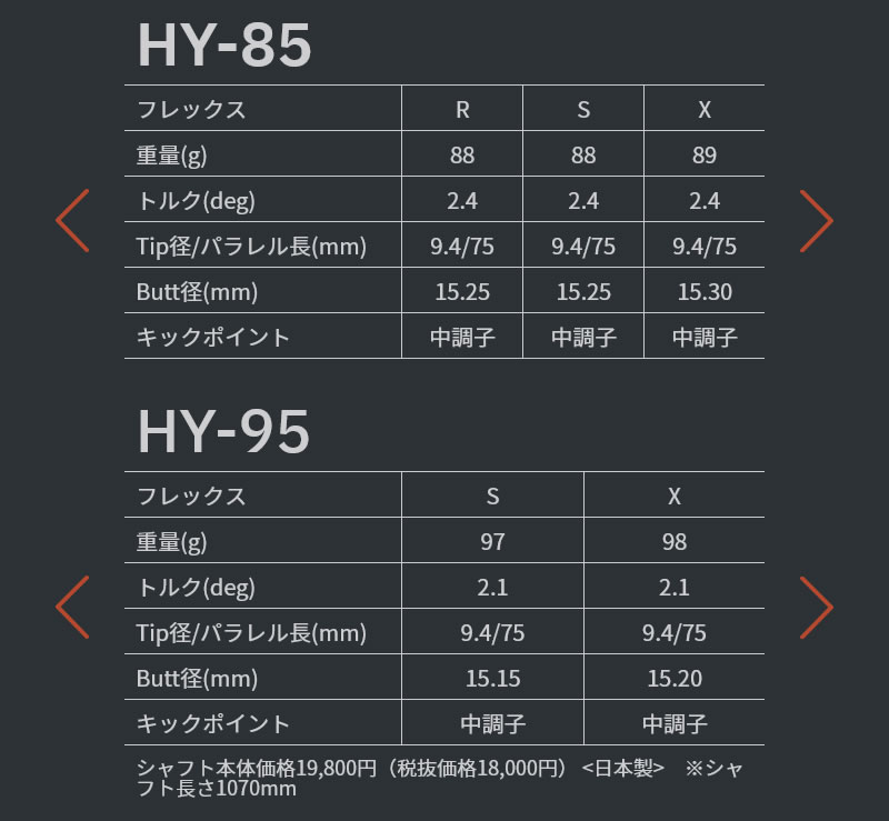GRAPHITE DESIGN グラファイトデザイン TOUR AD HY HYBRID