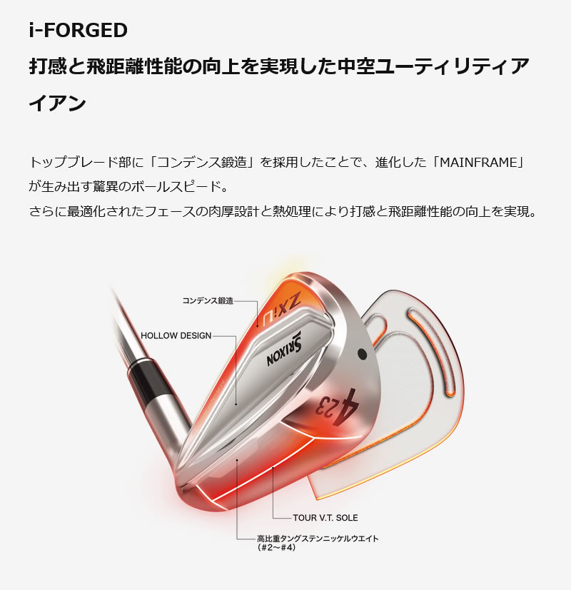 DUNLOP（ダンロップ） DUNLOP 2024 SRIXON ZXiU Lefty UTILITY