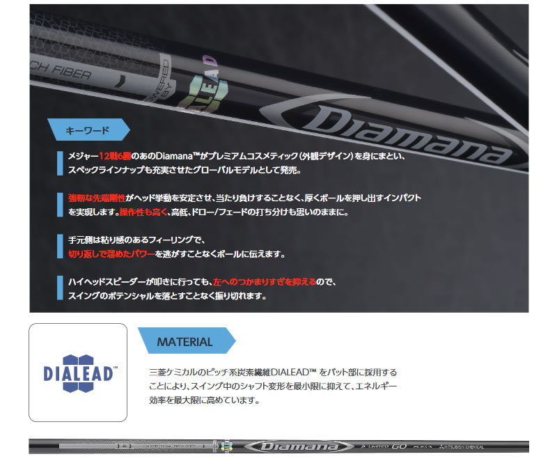 当店で組立 コブラ スリーブ付きシャフト 三菱ケミカル Diamana D-LIMITED ディアマナ [LTDx/RADSPEED/F9]  :2003h000032309:ゼロステーション - 通販 - Yahoo!ショッピング