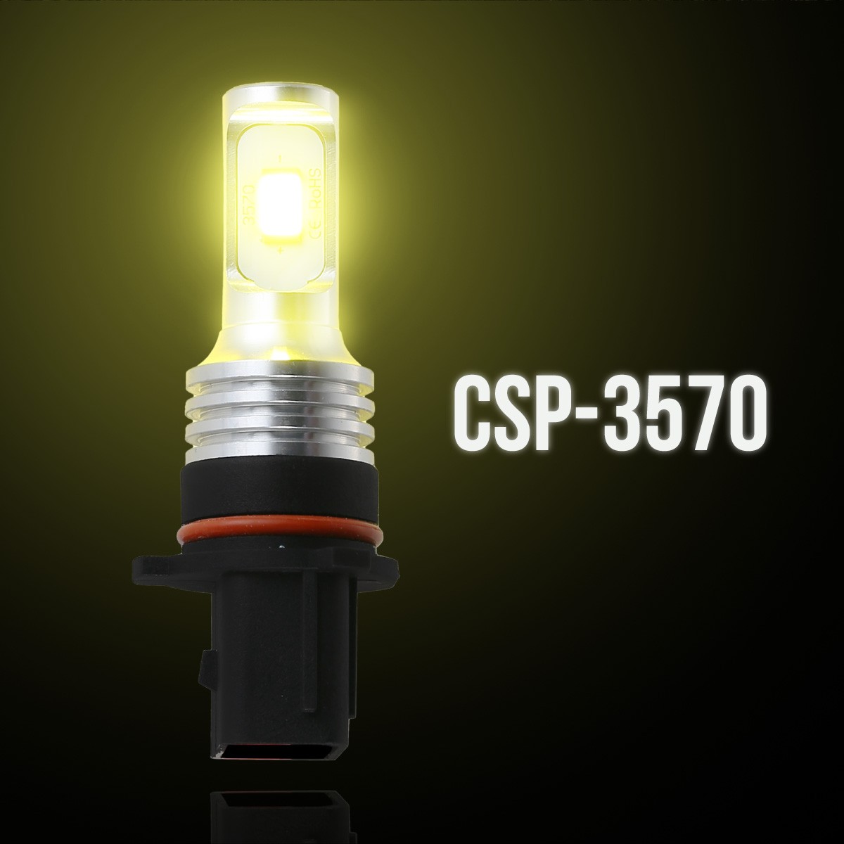 フォグランプ LED イエロー バルブ 汎用 H1 H3 H8 H9 H11 PSX24W HB4 