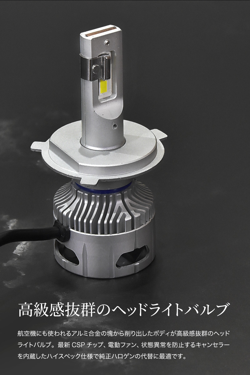 決算特価 送料無料 H4ledバルブヘッドライトhilo車検対応爆光100lm2個フォグランプ12v24v車明るいホワイト純白6500k 即納 Carlavista Com