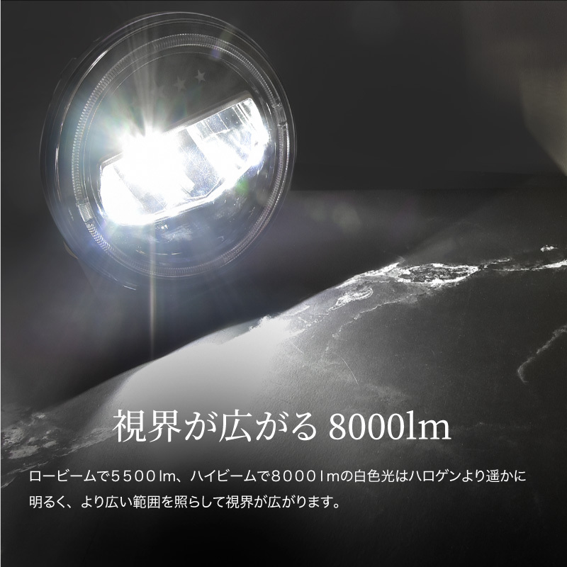 ジムニー JB64 ジムニーシエラ JB74 LED ヘッドライト 7インチ 5スター
