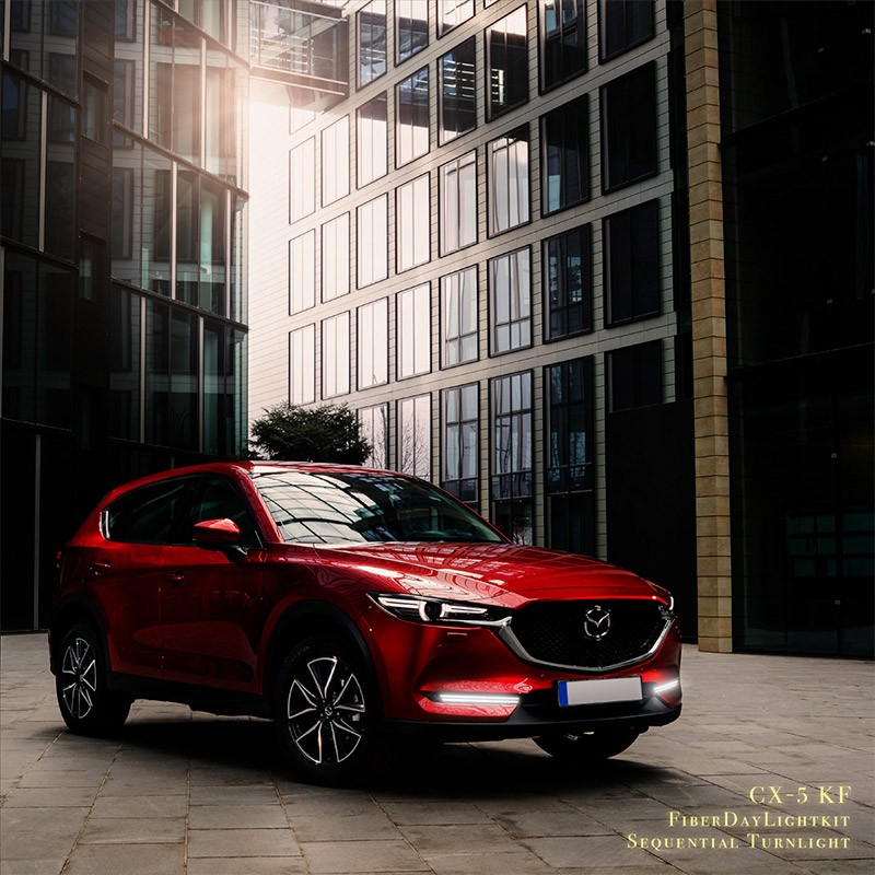 CX-5 KF系 後期 シーケンシャルウインカー デイライト LED 流れる