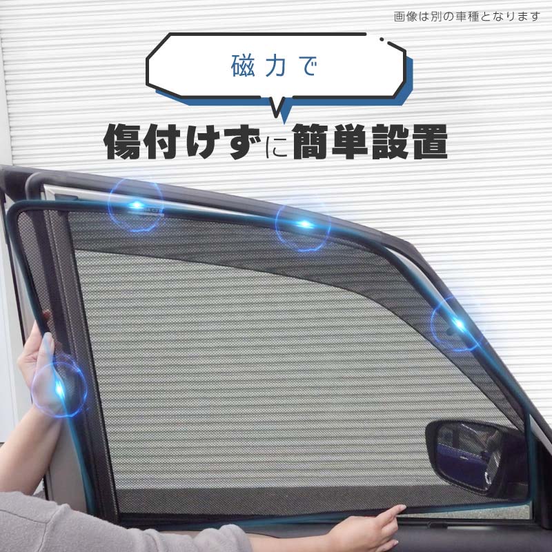 MINIF60メッシュサンシェード 取り付けクリップ付き MINI 互換品 ミニクロスオーバー F60 サンシェード 車 サイド リア 窓