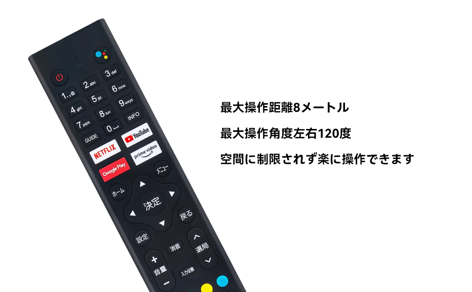 AVTVA RCA-RC01 RCA VEZZER用のテレビリモコン 音声機能付き 42Q1L