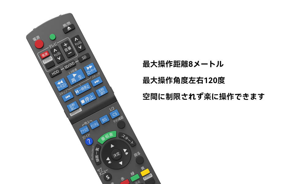 AVTVA N2QAYB000472 Panasonic パナソニック 用の ブルーレイリモコン