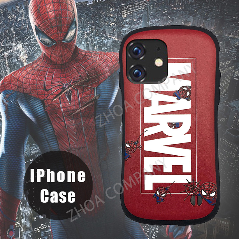 iphone ケース スパイダーマン 耐衝撃 TPU マーベル 高級 スマホ