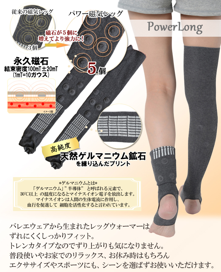 磁気治療レッグウォーマー