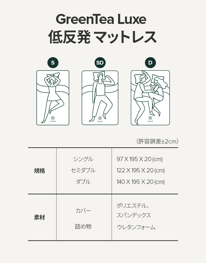 マットレス セミダブル ホワイト ホワイト 硬め 腰痛 防止 低反発 20cm