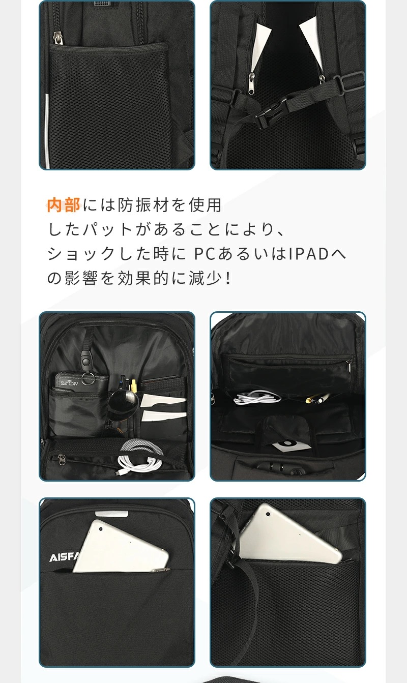 used バックパック　PC収納　A4収納 ニッセン バッグ（鞄） Legato Largo レガートラルゴ PC収納