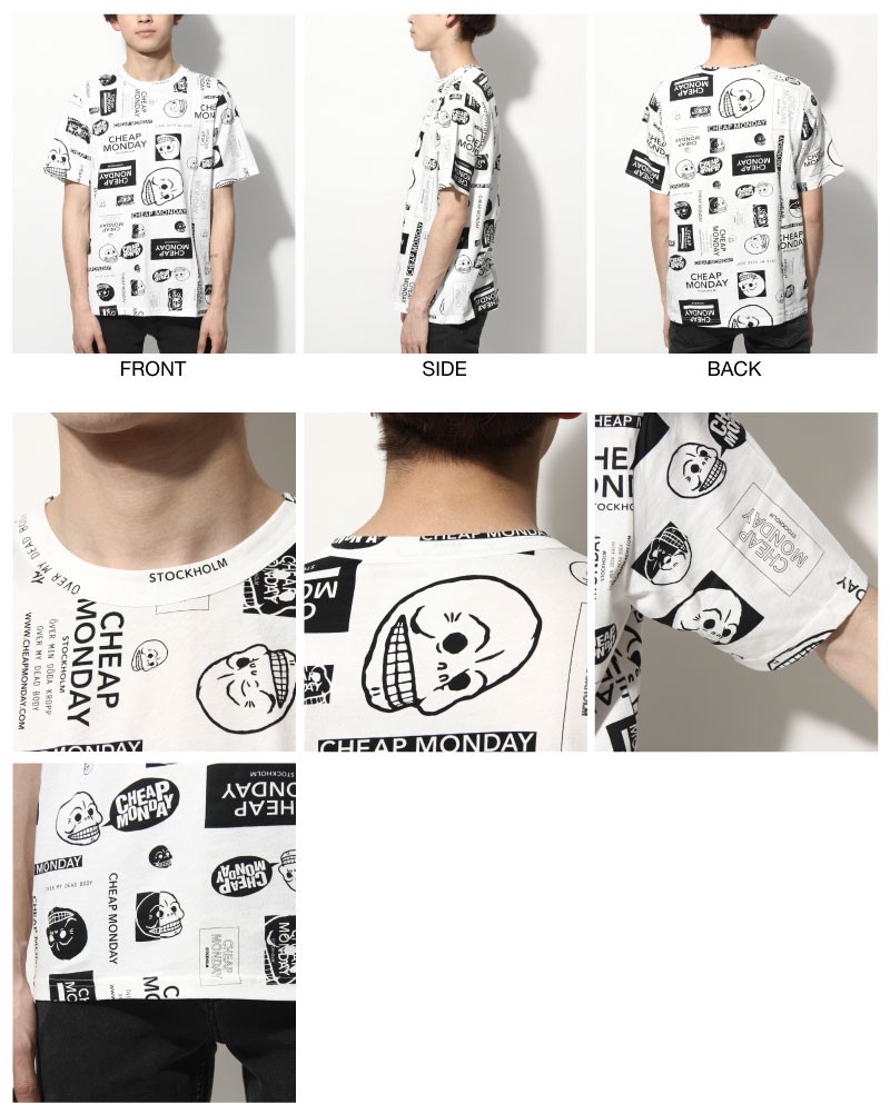 CHEAP MONDAY LOGO短Tee