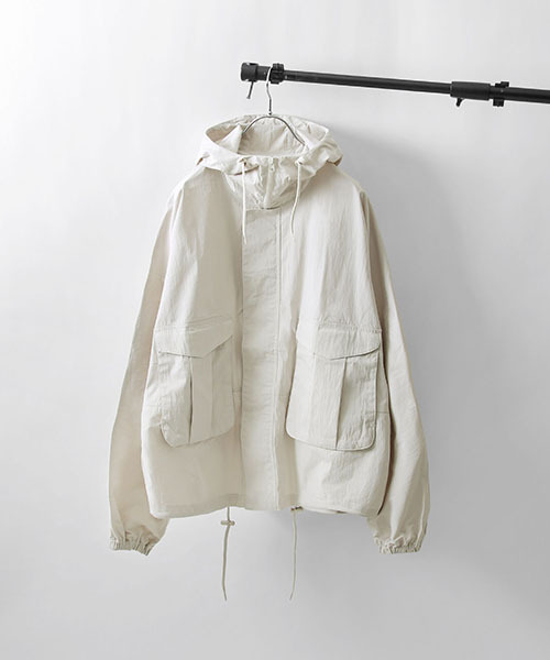 ブルゾン メンズ ジャケット アウター バルーンシルエット ウェザークロス ミリタリー ファッション New売り切れる前に